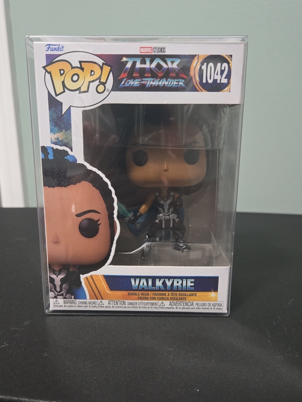 Funko Pop Valkrie Blue And Silver Figure
